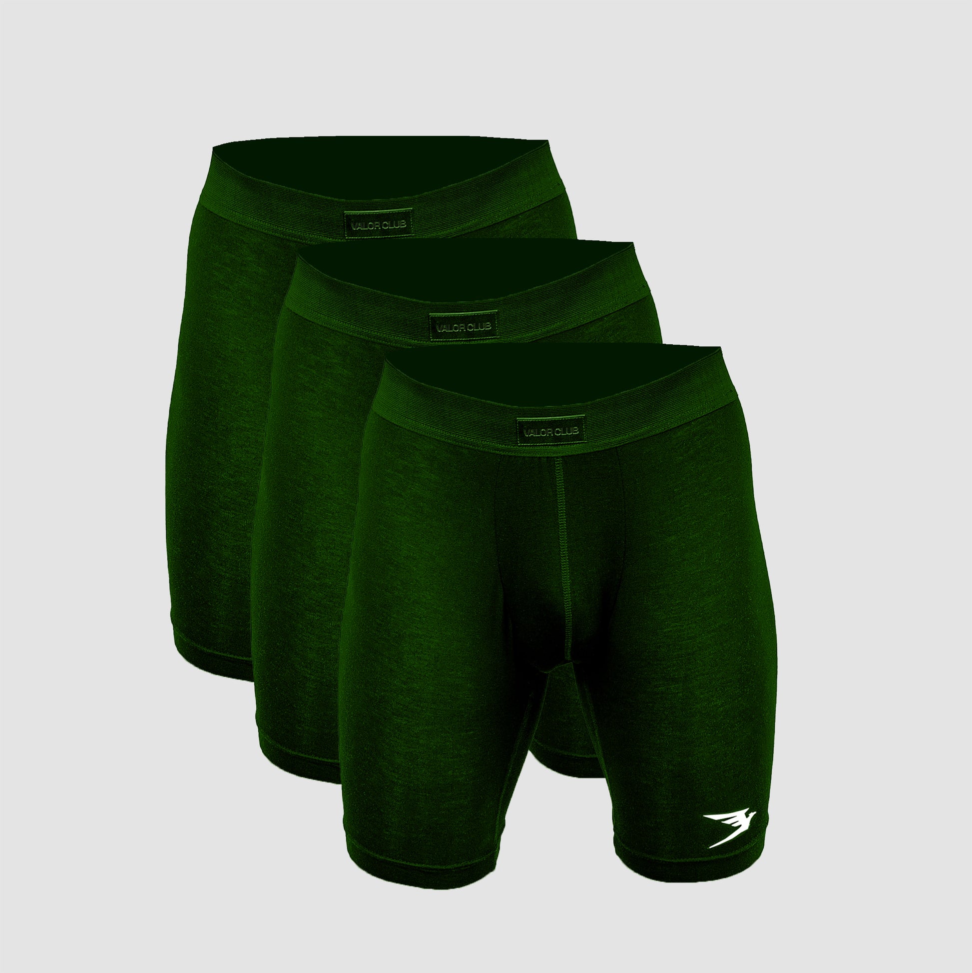 Dark Green Versatile Boxers 3-pack